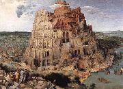 BRUEGEL, Pieter the Elder The Tower of Babel oil painting artist